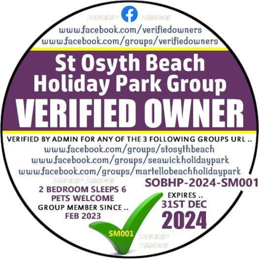 Вилла Dotty By The Sea, 27 Bw, St Osyth Beach - Price Is Whole Caravan With Field Views Saint Osyth Экстерьер фото